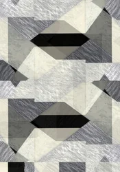 Astrazione geometrica monocromatica