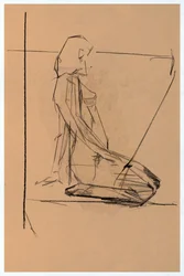 Studio di nudo seduto
