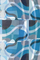 Flusso blu sereno