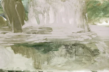 Morbida cascata verde