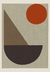 Astratto "Sole in terracotta"