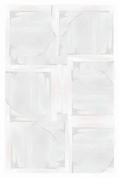 Astratto geometrico bianco