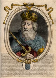 Carlo Magno (Carlo I detto il Grande, Carolus Magnus, 742-814), Re dei Franchi - Carlo Magno (Carolus Magnus, Carlo il Grande) (747-814) Re dei Franchi e Imperatore Cristiano dell