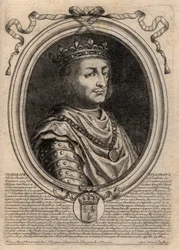 Ritratto di Carlo VII (1403-1461) re di Francia