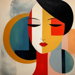 Una donna scandinava, minimalista moderno