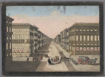 Vista sulla Strada Nuova a Genova