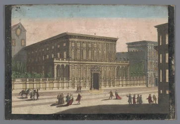 Veduta del Palazzo Doria-Tursi a Genova