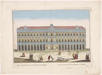 Vista del Palazzo Reale a Napoli