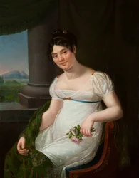 Ritratto a mezzo busto di La Duchesnois