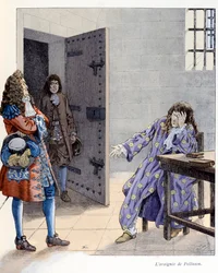Illustrazione dal libro “A la gloire des betes”, testo di A Fabre, disegni di Jacques Marie Gaston Onfray de Breville detto JOB: Il ragno di Pellisson