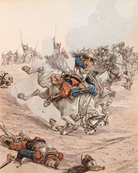 Carica delle corazzate alla Battaglia di Reichshoffen nel 1870