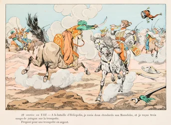 Jacques Marie Gaston Onfroy de Breville dit JOB (1858-1931) - Ussaro durante la Campagna d