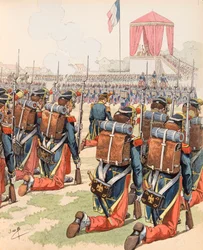 Messa al campo di Chalon sotto Napoleone III