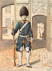 Uniforme delle truppe francesi di tutti i tempi: 8º Reggimento della Guardia Reale (1815), Collezione Privata