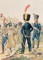 Uniforme delle truppe francesi di tutti i tempi: Ufficiali di Voltigeurs e Cacciatori di Fanteria Leggera sotto il Primo Impero