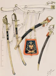 Jacques Marie Gaston Onfray de Breville detto JOB (1858-1931) - Uniforme delle truppe francesi di tutti i tempi: Guardia Imperiale Secondo Impero