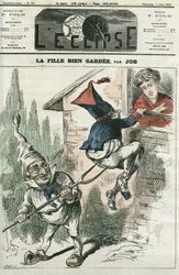 La fille bien gardee. Copertina in "L