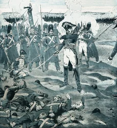 La guardia è morta ma non ha risposto al Generale Cambronne (1770-1842) che comandava l