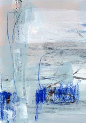 Flusso astratto blu